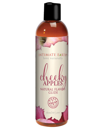 Intimate Earth Natural Flavors Glide - 60 ml Manzanas Traviesas