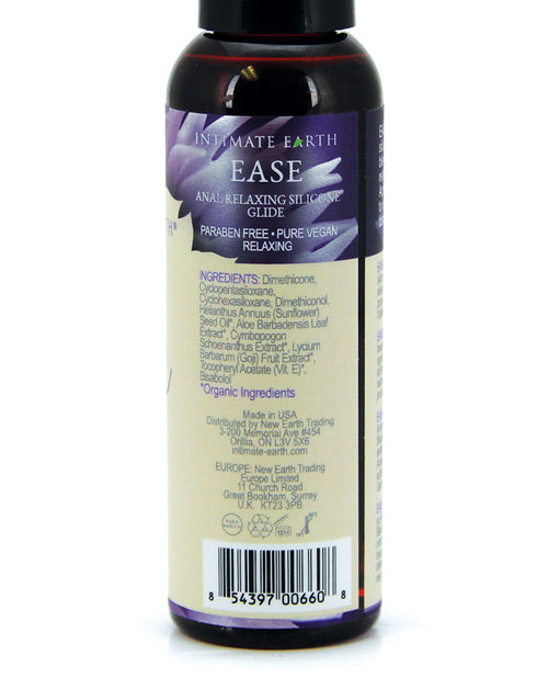 Intimate Earth Soothe Ease Lubricante Anal de Silicona Relajante con Bisabolol - 60 ml