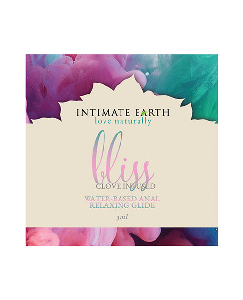 Intimate Earth Bliss Lubrifiant Anal Relaxant à Base d'Eau - Sachet de 3 ml