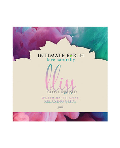 Intimate Earth Bliss Lubrifiant Anal Relaxant à Base d'Eau - Sachet de 3 ml