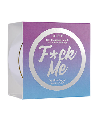 Bougie de massage Jelique - 4 oz Fuck Me Vanille Sucrée