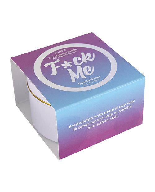 Bougie de massage Jelique - 4 oz Fuck Me Vanille Sucrée