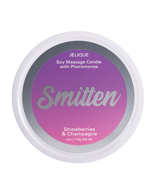 Vela de Masaje Jelique - 4 oz Fresa y Champán Smitten