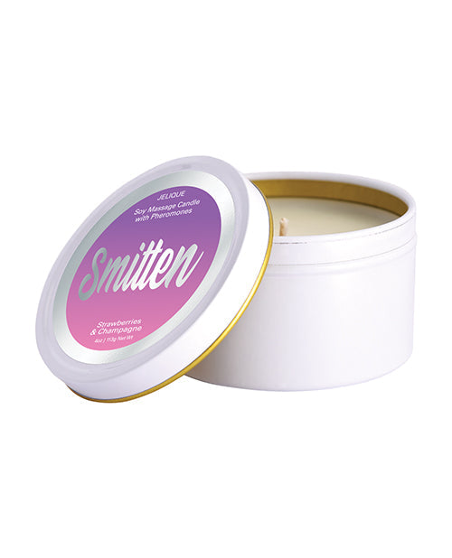 Vela de Masaje Jelique - 4 oz Fresa y Champán Smitten
