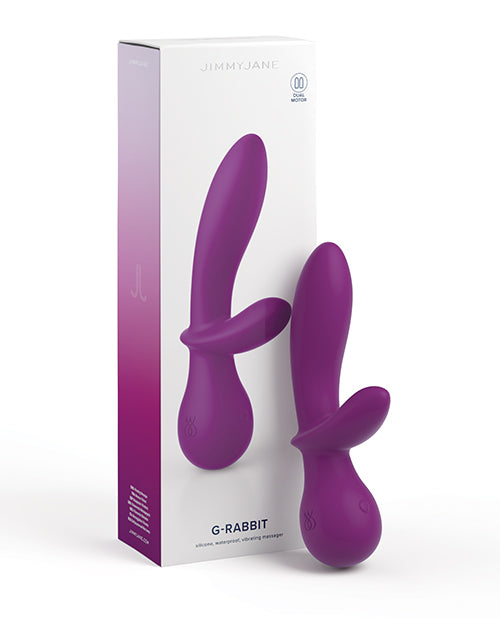 Vibrador JimmyJane para el punto G | Vibrador Rabbit resistente al agua | Vibrador de clítoris morado | El mejor vibrador para mujeres