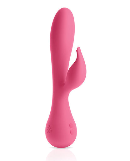 Vibrador de punto G JimmyJane | Vibrador Glo Rabbit | Vibrador de clítoris rosa con calor | Mejor vibrador para mujeres