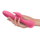 Vibrador de punto G JimmyJane | Vibrador Glo Rabbit | Vibrador de clítoris rosa con calor | Mejor vibrador para mujeres