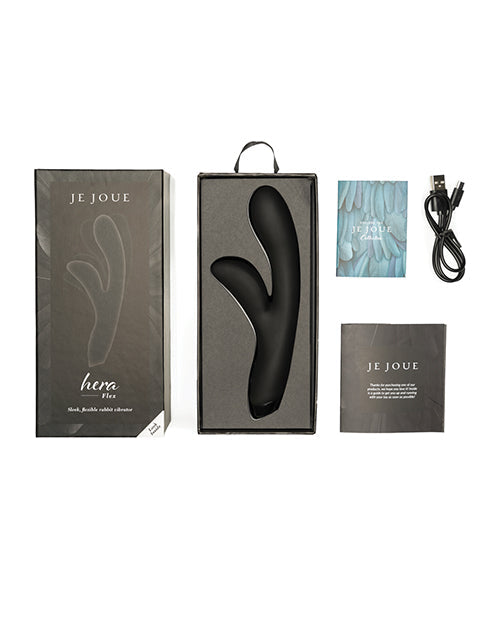 Vibrador Punto G Je Joue | Vibrador Conejo Hera Flex | Vibrador de Clítoris Negro | Mejor Vibrador para Mujeres