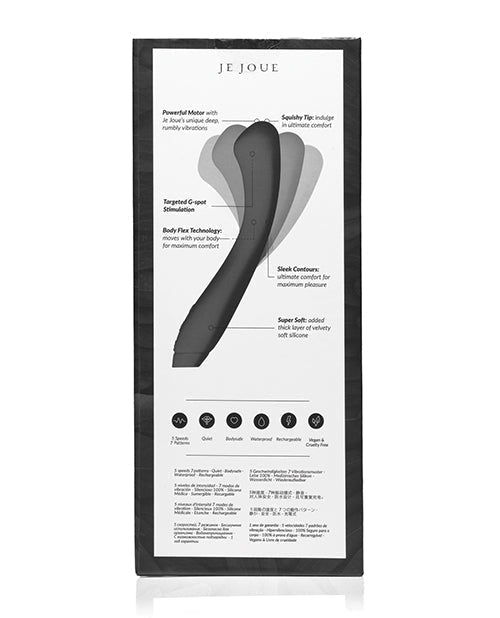 Vibrador de punto G Juno Flex Je Joue - Negro