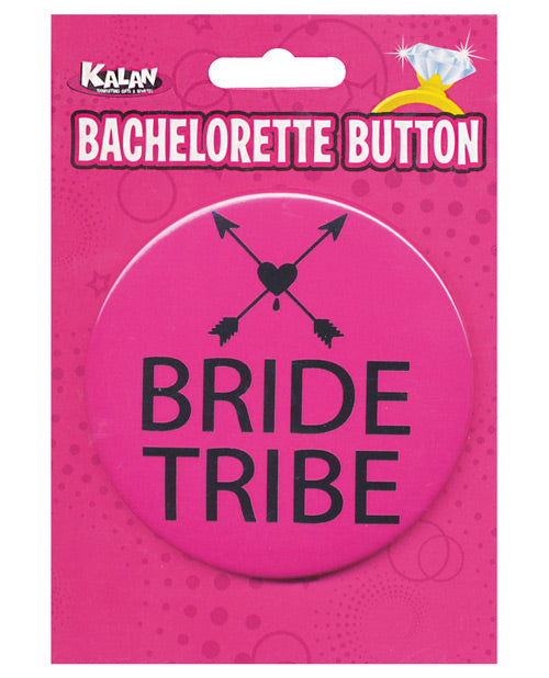 Botón de despedida de soltera - Tribu de la novia Rosa/Negro