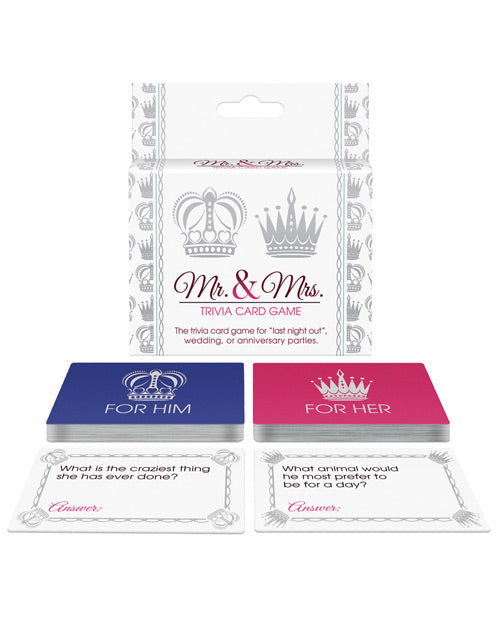 Jeu de Cartes Quiz Monsieur et Madame
