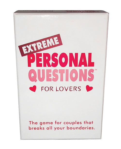 Jeu de cartes : Questions personnelles extrêmes pour les amoureux