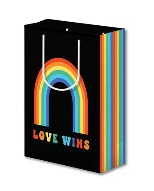 Bolsa de regalo grande "Love Wins Pride"