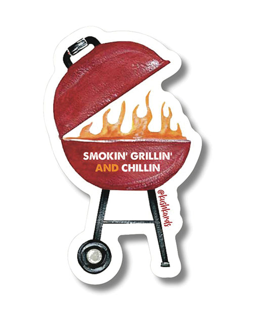Pegatina "Grillin Chillin" - Paquete de 3