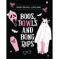 Tarjeta de felicitación de Halloween "Boo" con caja de cerillas