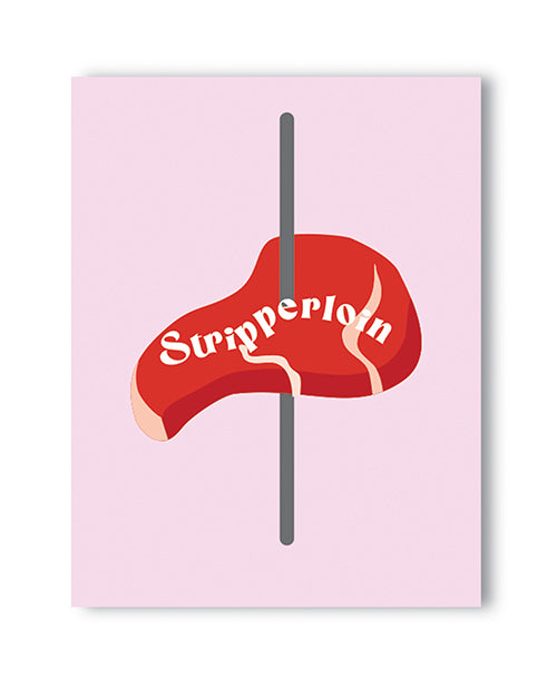 Carte de vœux coquine Stripplerloin