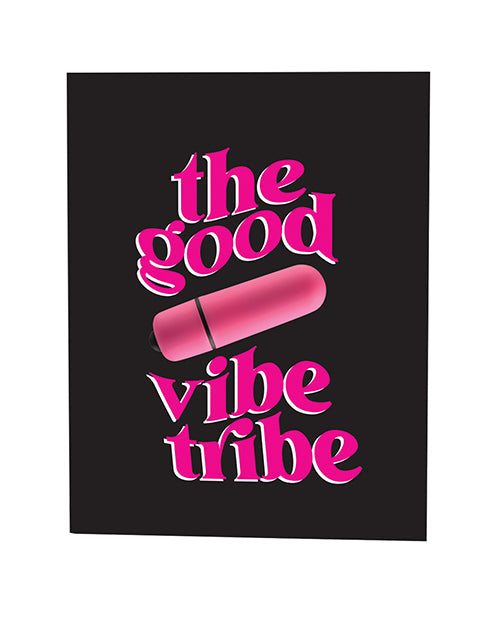 Good Vibe Tribe Carte de vœux coquine avec vibromasseur Rock Candy et lingettes Fresh Vibes
