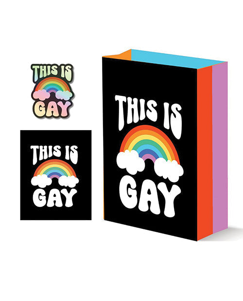 Ceci est un ensemble « Gay Clouds Pride »