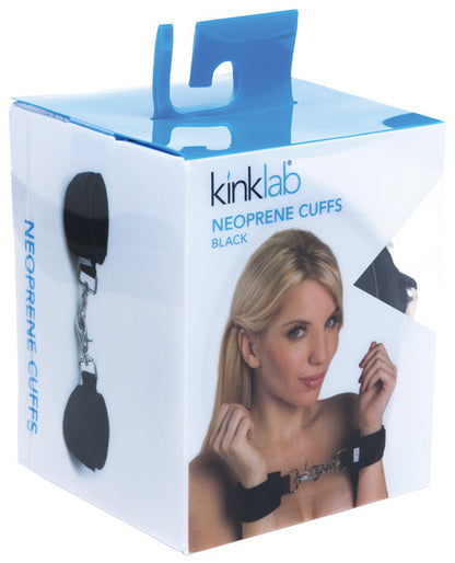 Menottes en néoprène KinkLab – Noires