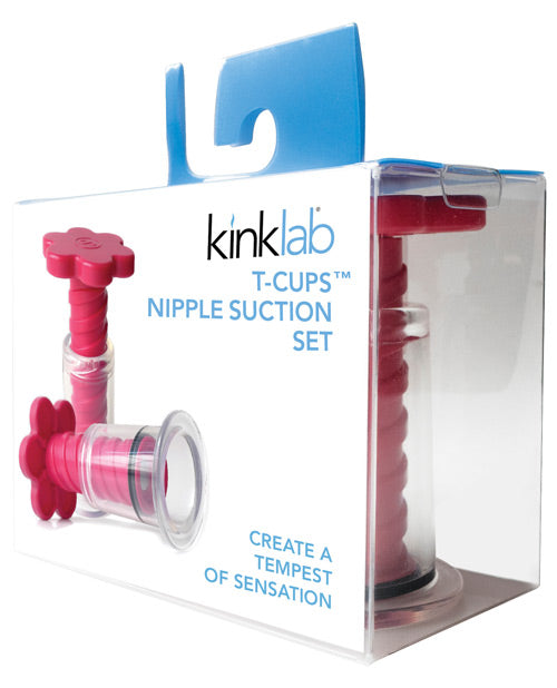 KinkLab T-Cup Set de Succión para Pezones