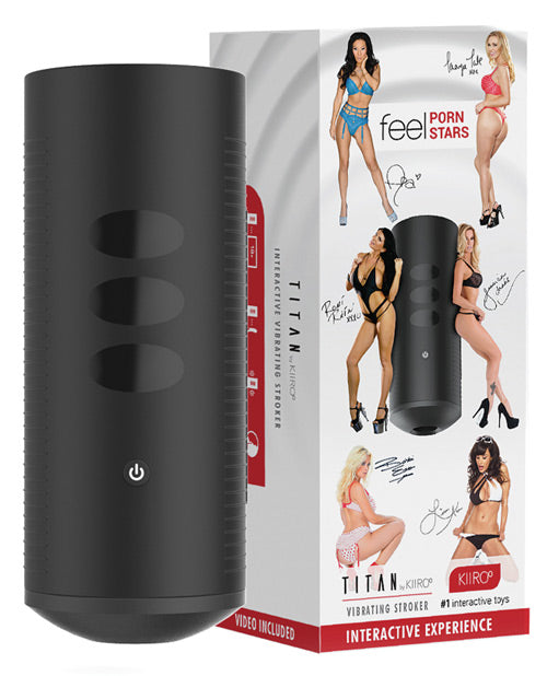 Kiiroo Titan Le Stroker vibrant interactif The Experience - Noir