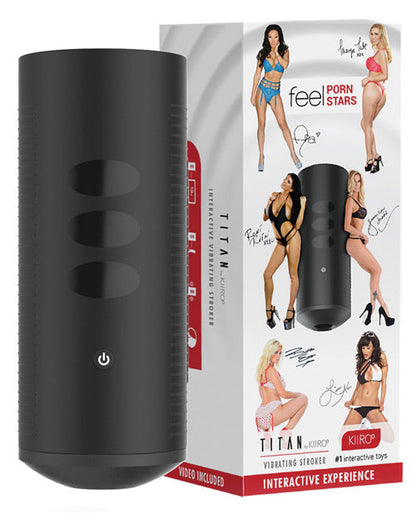 Kiiroo Titan Le Stroker vibrant interactif The Experience - Noir