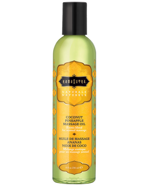 Huile de massage Kama Sutra Naturals - Noix de coco Ananas 240 ml