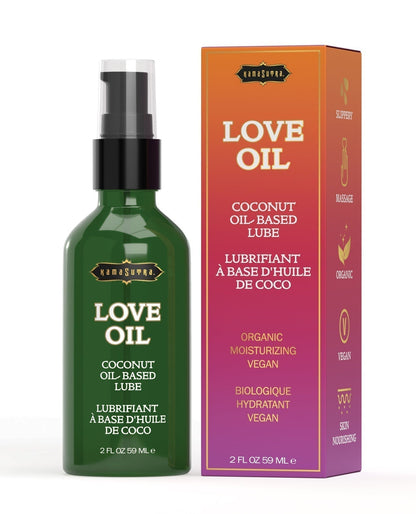 Lubricante con base de aceite de coco Love Oil