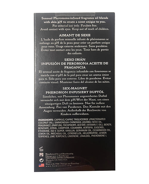 Roll-on phéromone Kama Sutra Aimant Sexuel - Ambre Vanille