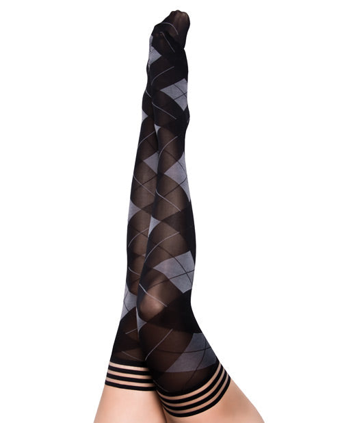 Kix'ies Kimmie Argyle hasta el muslo Argyle