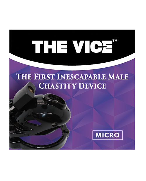 Encerrado en la lujuria The Vice Micro - Negro