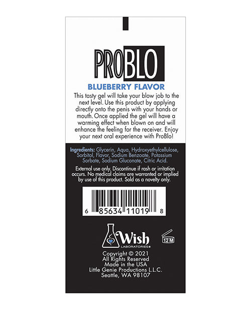 Gel para placer oral Pro Blo - Chicle