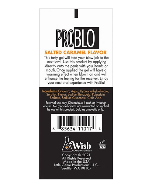 Gel de Plaisir Oral Pro Blo - Caramel Salé