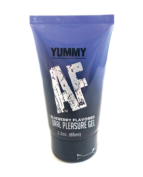 Gel de Placer Oral Yummy AF - 2.2 oz Arándano