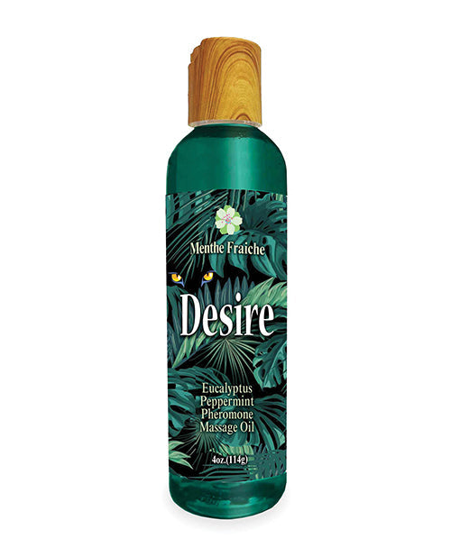 Aceite de masaje con feromonas Desire - Eucalipto/Menta 4 oz