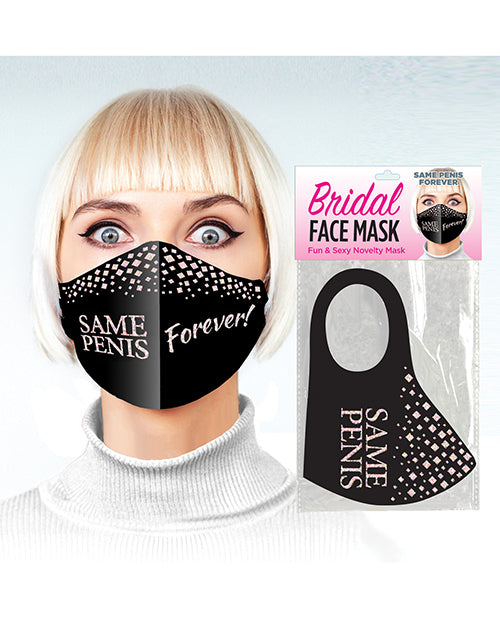 Mascarilla facial "Mismo Pene Para Siempre" - Negra