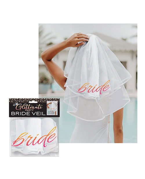 Velo de novia Glitterati - Oro rosa/Blanco
