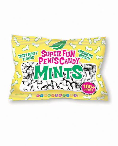 Bolsa de caramelos de menta superdivertidos con forma de pene - 85 g