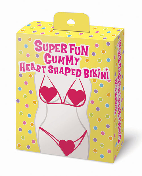 Conjunto de bikini de gomitas en forma de corazón muy divertido