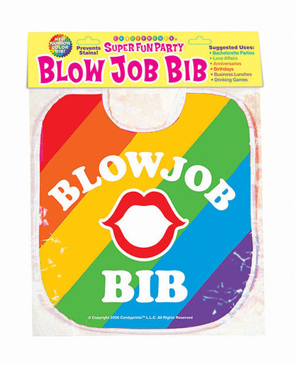 Bavoir de fellation - Arc-en-ciel