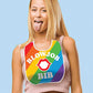 Bavoir de fellation - Arc-en-ciel