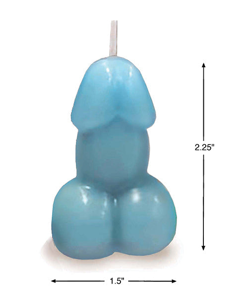 Vela Pene de Edén - Azul - Vainilla