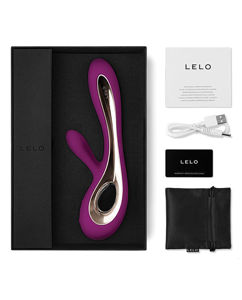 Vibreur LELO | Vibromasseur lapin | Vibromasseur point G Soraya 2 | Vibromasseur clitoridien Deep Rose | Meilleur vibromasseur pour femme