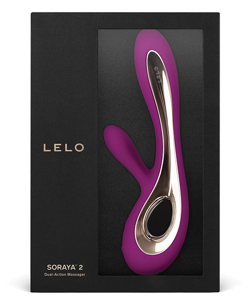 Vibreur LELO | Vibromasseur lapin | Vibromasseur point G Soraya 2 | Vibromasseur clitoridien Deep Rose | Meilleur vibromasseur pour femme