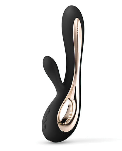 Vibrateur LELO | Vibrateur lapin | Vibrateur point G Soraya 2 | Vibrateur clitoridien noir | Meilleur vibrateur pour femme