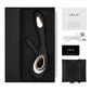 Vibreur LELO | Vibromasseur lapin | Vibromasseur clitoridien Soraya Wave | Vibromasseur point G noir | Meilleur vibromasseur pour femme