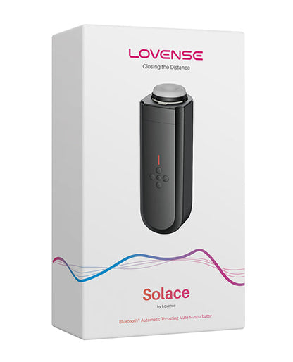 Masturbador de empuje Lovense Solace - Negro