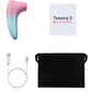 Stimulateur clitoridien Bluetooth à succion Lovense Tenera 2 - Rose/Bleu