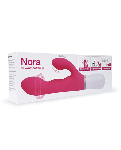 Vibromasseur point G Lovense | Vibromasseur clitoridien rotatif Nora | Vibromasseur lapin rose | Meilleur vibromasseur pour femme