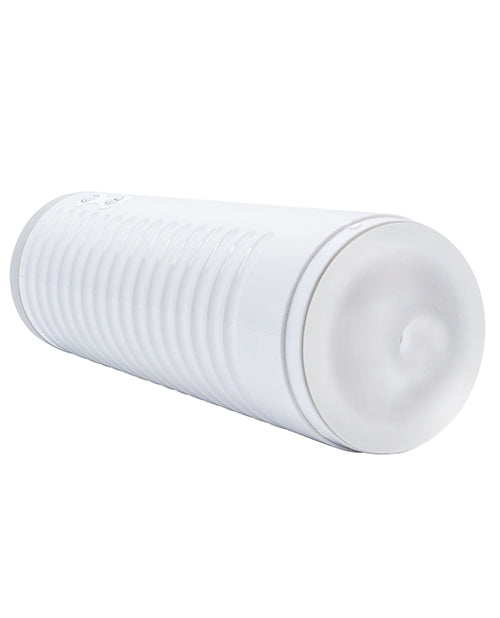 Masturbador masculino recargable Lovense Max 2 con funda blanca - Funda transparente